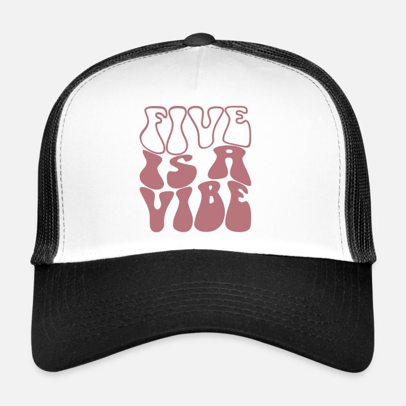 Five Is A Vibe, 5 ans, enfants de 5e anniversaire Casquette trucker 