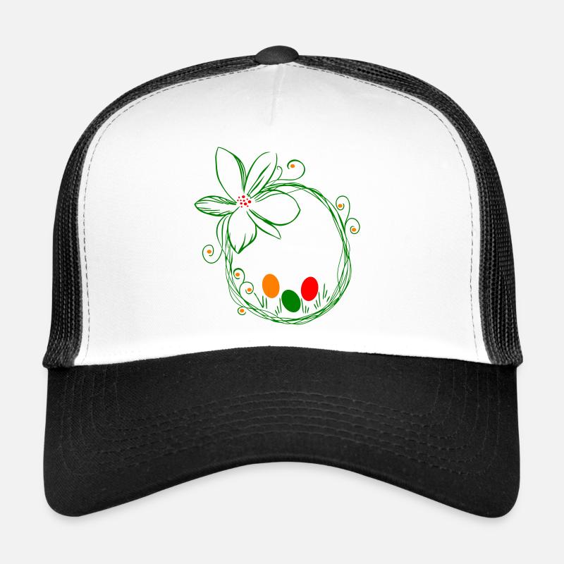 Osternest mit Ostereier Trucker Cap