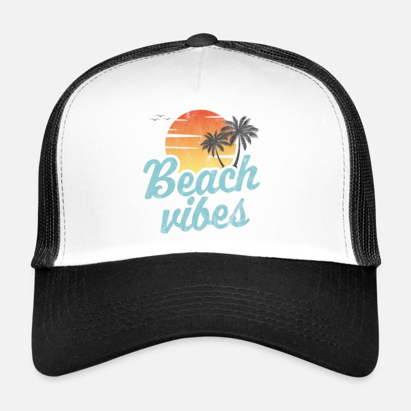 Vibrations de la plage Casquette trucker 