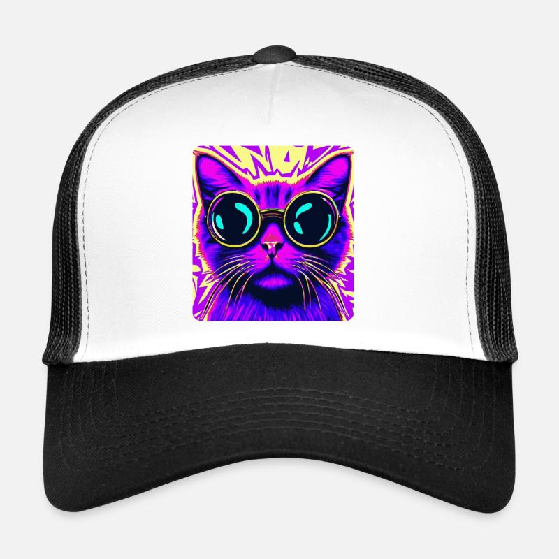 Lunettes de soleil Chat Casquette trucker 