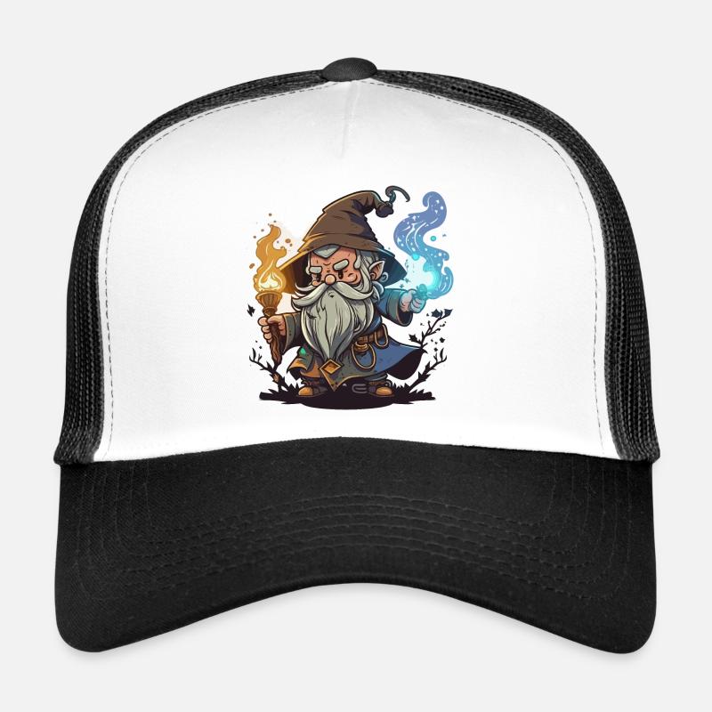 Mystical Magic - Trucker Cap - white/black