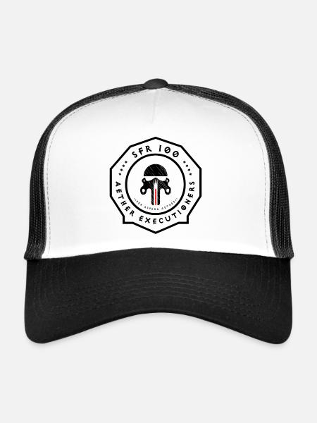 100th SFR: Aether Executioners - Trucker Cap - white/black - Front