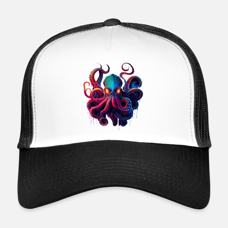 Octopus illustration Trucker Cap