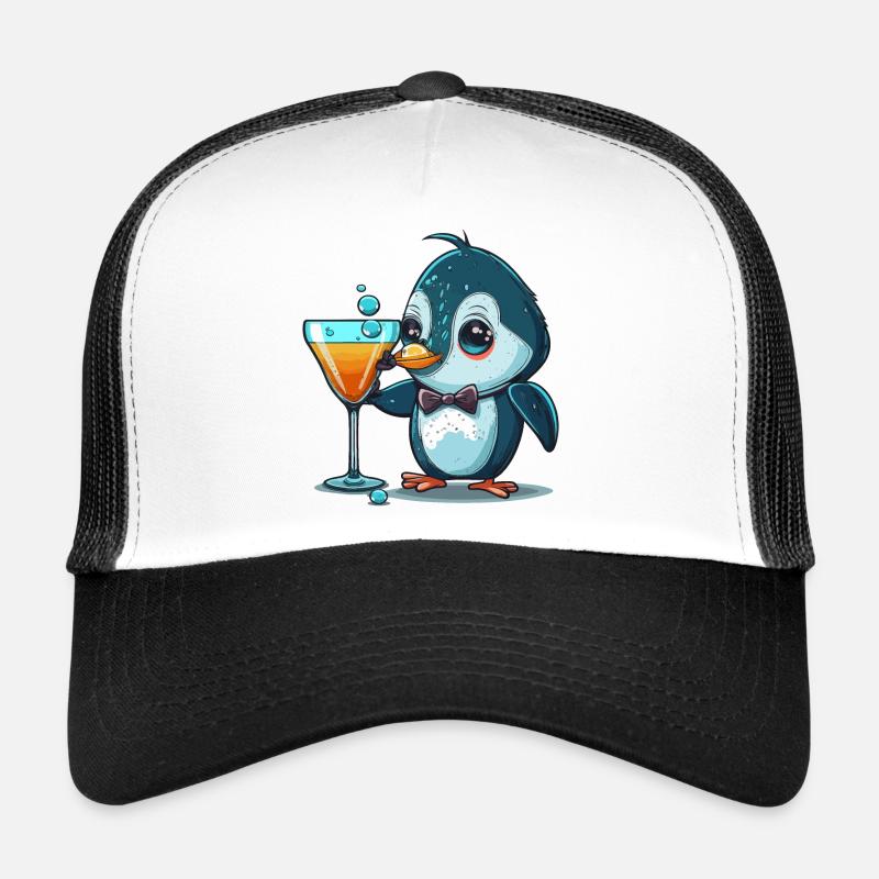 Ausgefallener Pinguin Trucker Cap