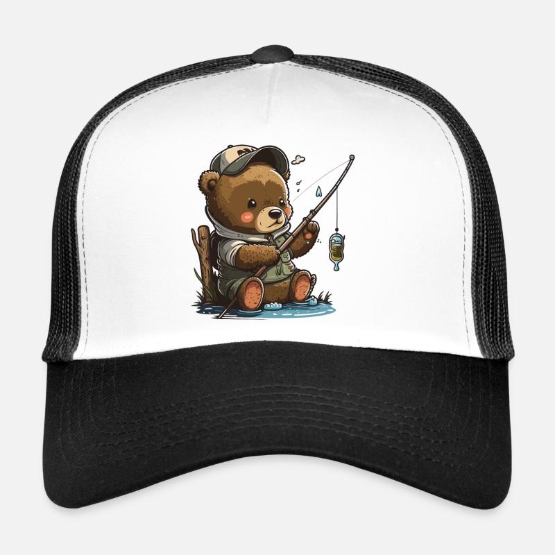 Ours de pêche Casquette trucker 