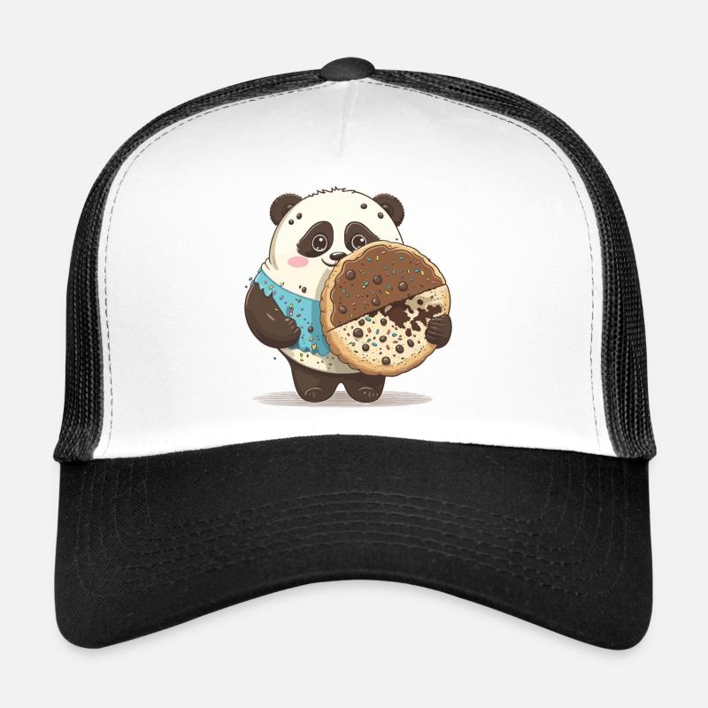 Panda à la dent sucrée Casquette trucker 