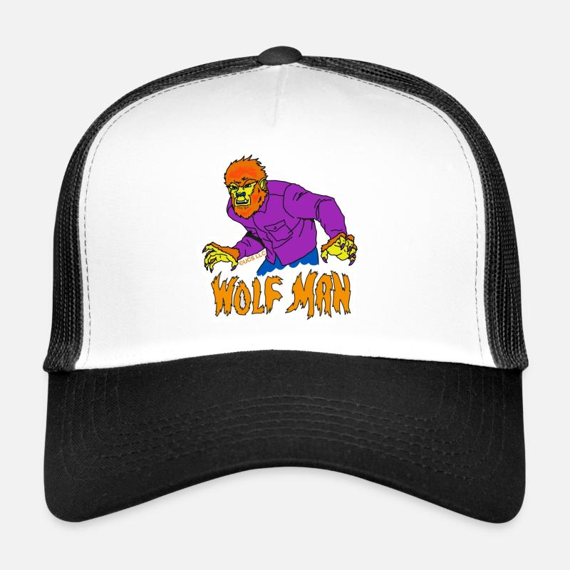 Universal Monsters Wolf Man Mit Schriftzug Trucker Cap
