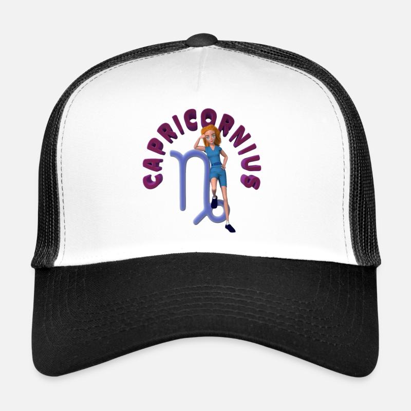 Conception astrologique du Capricorne pour la mode des jeunes Casquette trucker 