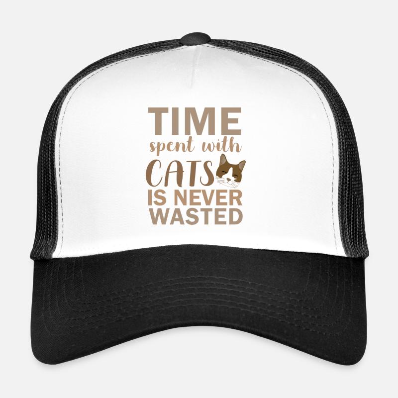 Temps passé avec les chats Casquette trucker 