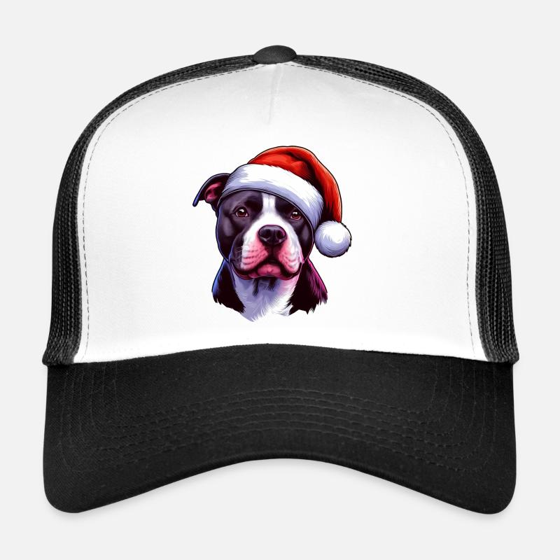 Pitbull Weihnachtsmann Trucker Cap