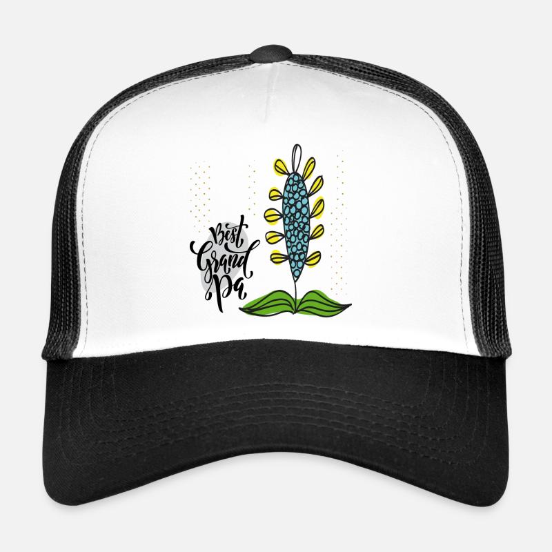 Grandpa - Trucker Cap - Weiß/Schwarz