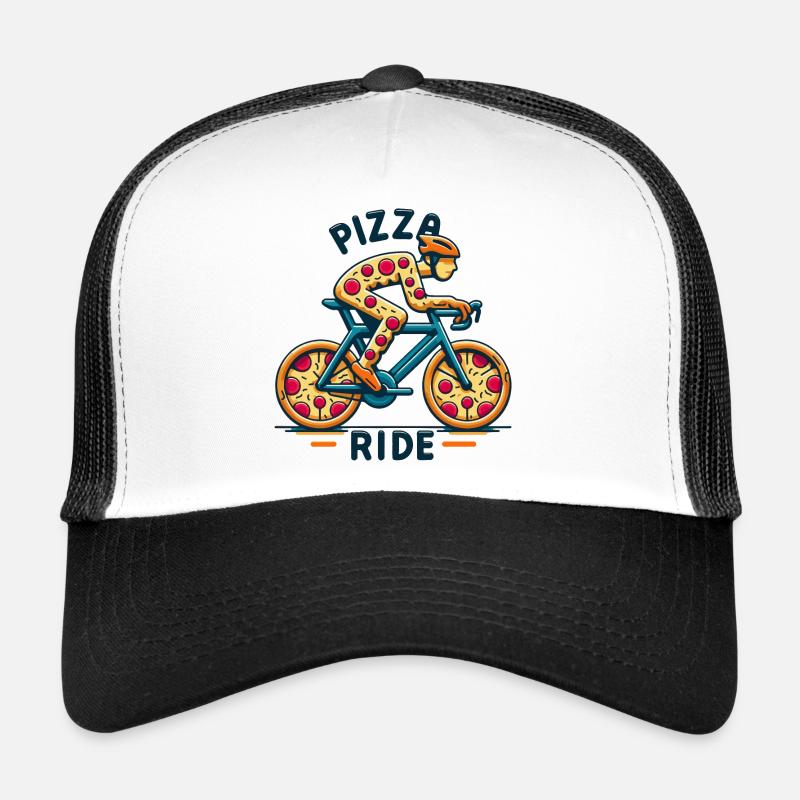 Pizza Lover Fahrraddesign Trucker Cap