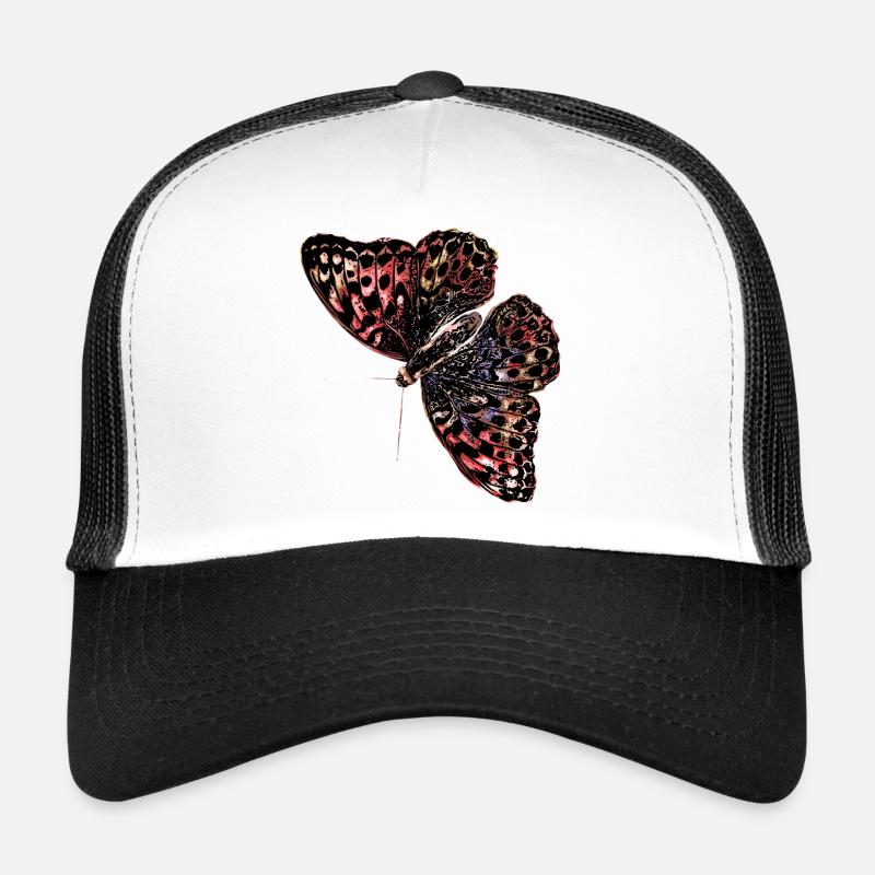 Aquarelle de papillon coloré Casquette trucker 