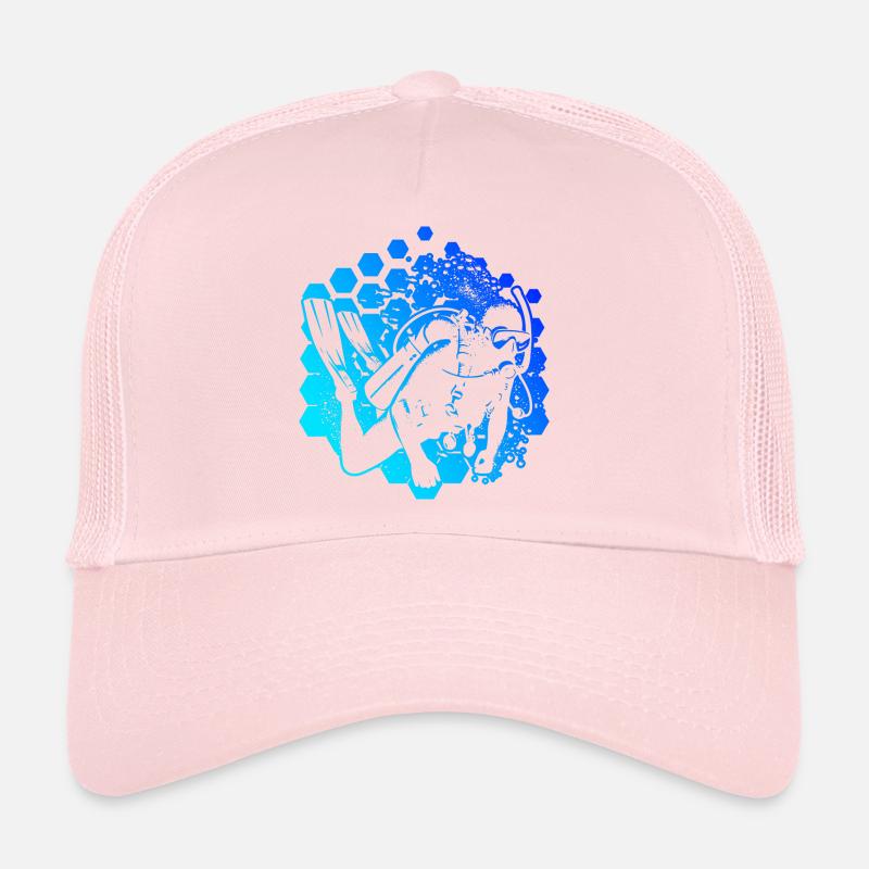 Scuba Diver Diver Scuba Tauchen Diving Trucker Cap