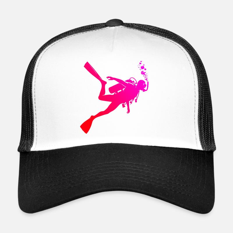 Diving Tauchen Scuba Diver Scuba Taucher Trucker Cap