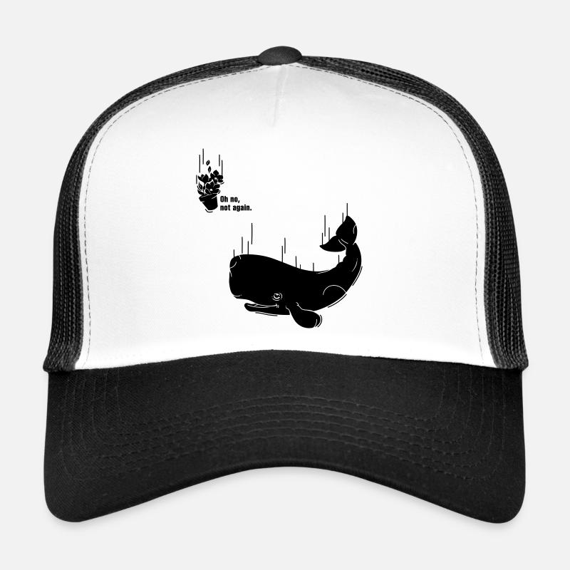 Petunia & Whale - Trucker Cap - Weiß/Schwarz