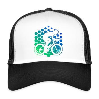 Road Cyclists Road Bike Road Bike Road Cycling - Trucker Cap - white/black - Front