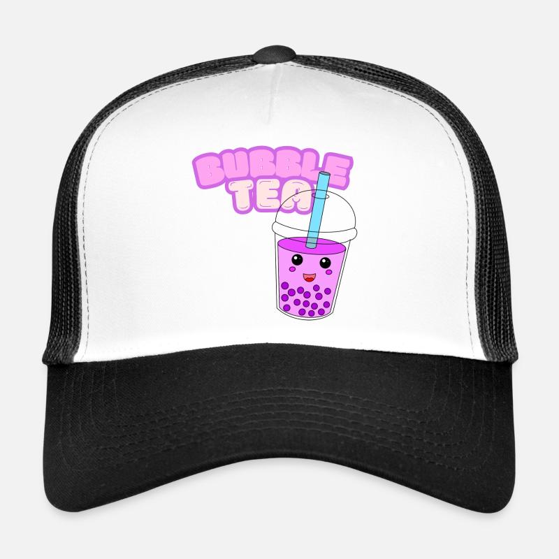 Police de thé à bulles Casquette trucker 