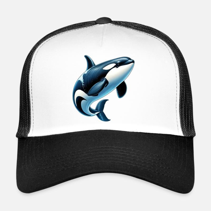 Schwertwal - Trucker Cap - Weiß/Schwarz