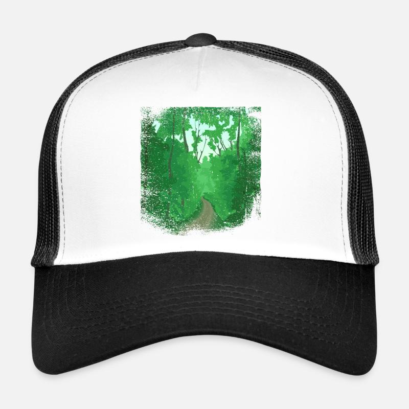 Forest path with frayed edge Trucker Cap