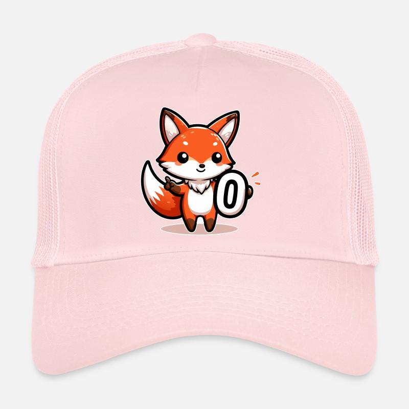 Adorable Zero Fox Left Trucker Cap
