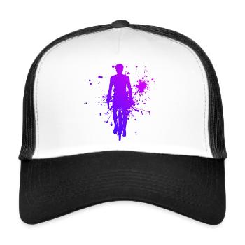 Cycling Cycling Cycling Cycling - Trucker Cap - white/black - Front