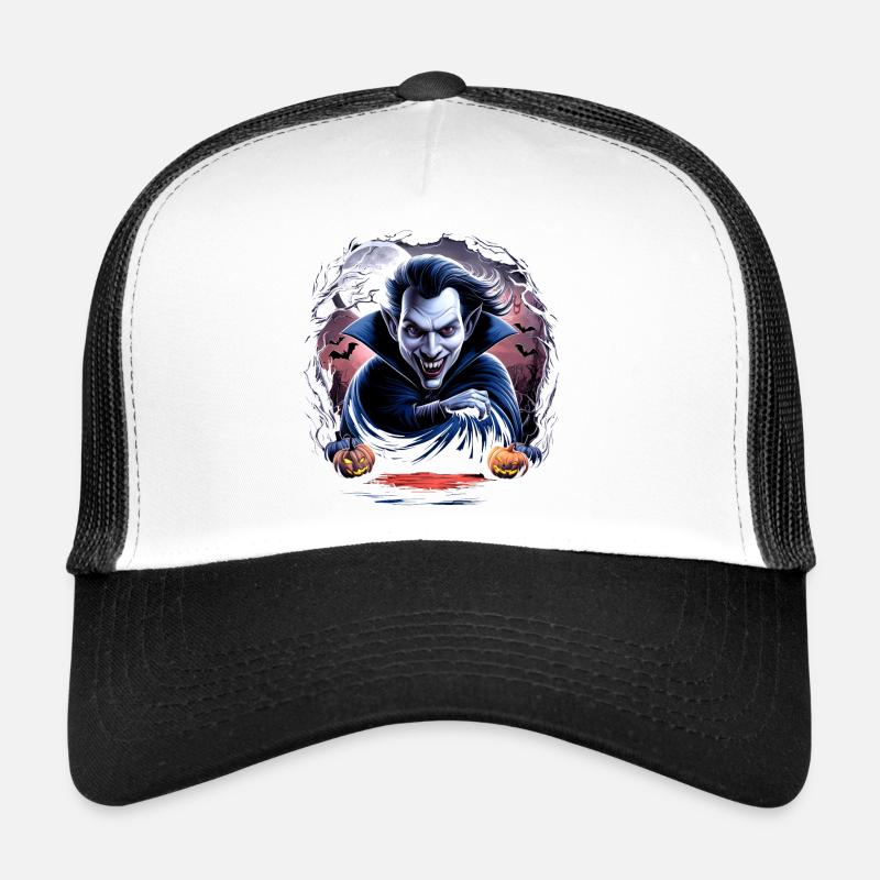Fangs & Frights Halloween Vampire Trucker Cap