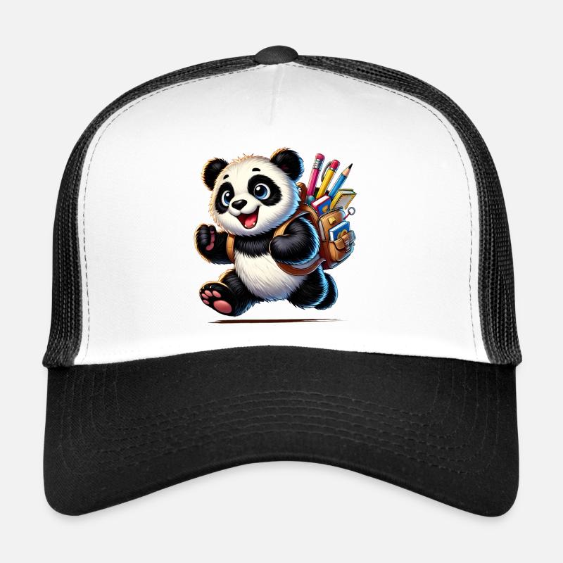 Rentrée scolaire avec Panda :Panda pour les débutants Casquette trucker 