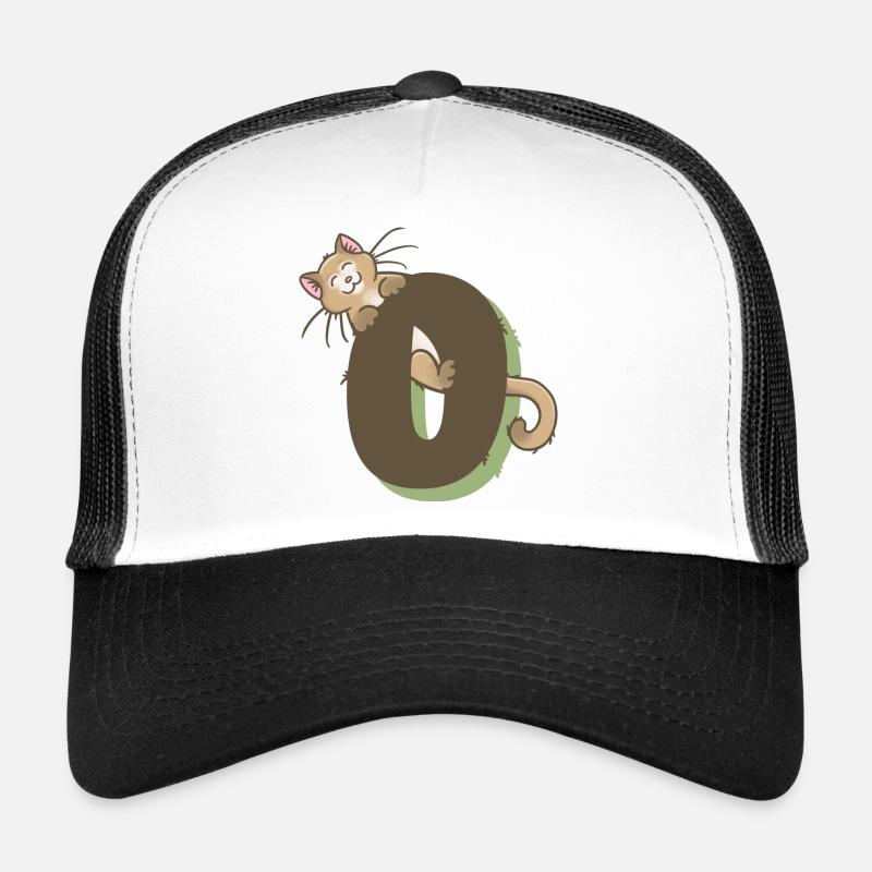 Katze Zahl 0 Trucker Cap
