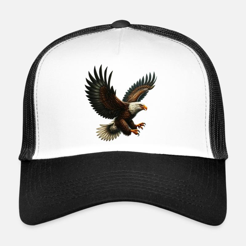 Adler - Trucker Cap - Weiß/Schwarz