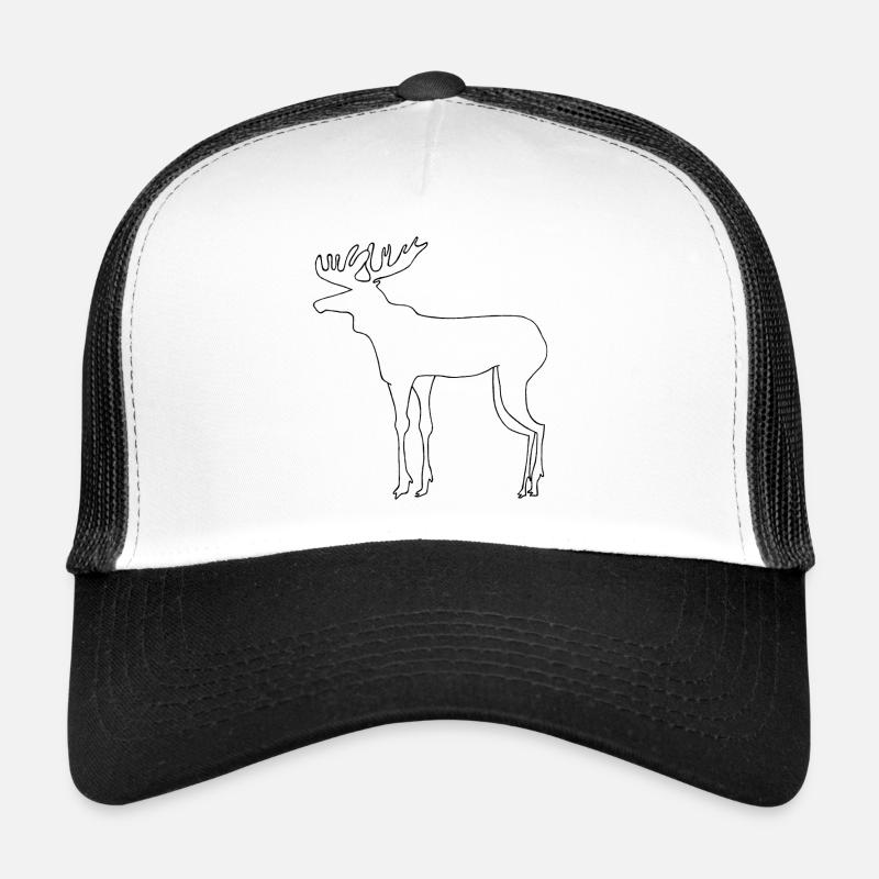 Élan - Casquette trucker  - blanc/noir