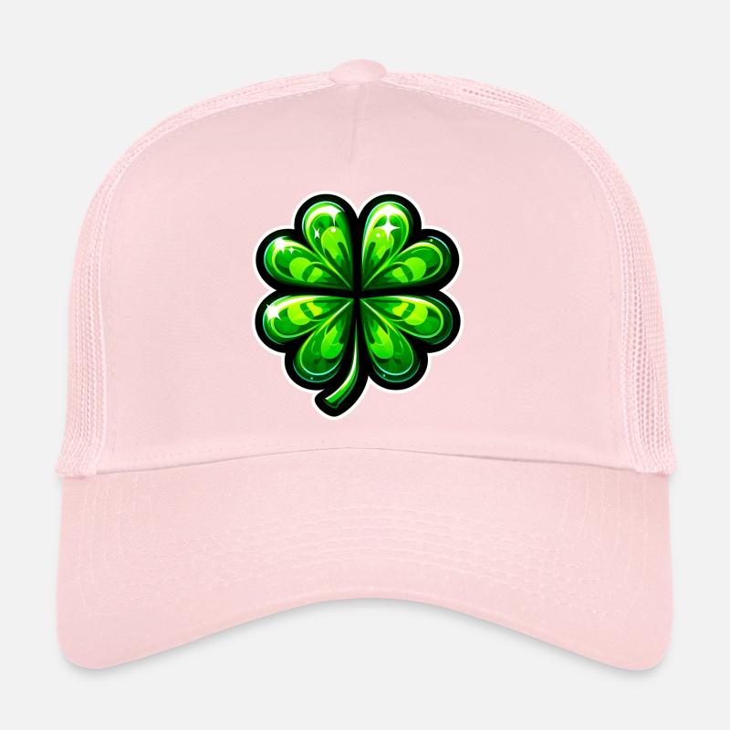Trèfle à quatre feuilles Casquette trucker 