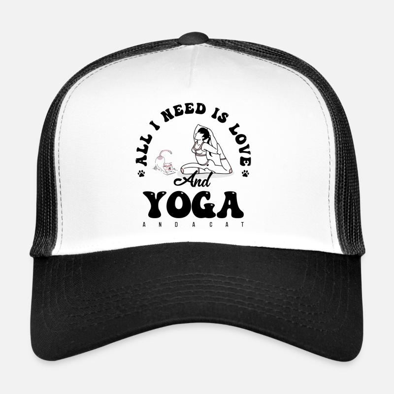 Midnight Catnap Silhouette Trucker Cap