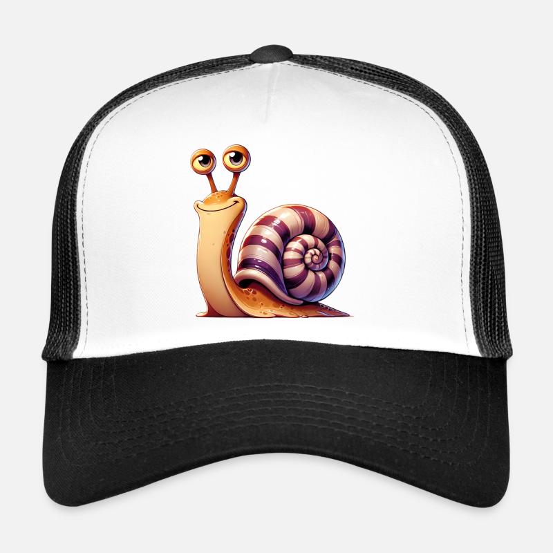 Escargot Casquette trucker 