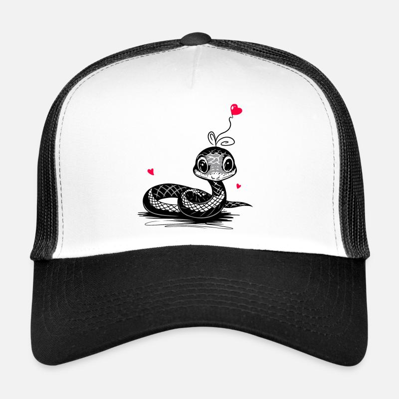 Schlange mit Herz Luftballon - Heartful Creatures Trucker Cap