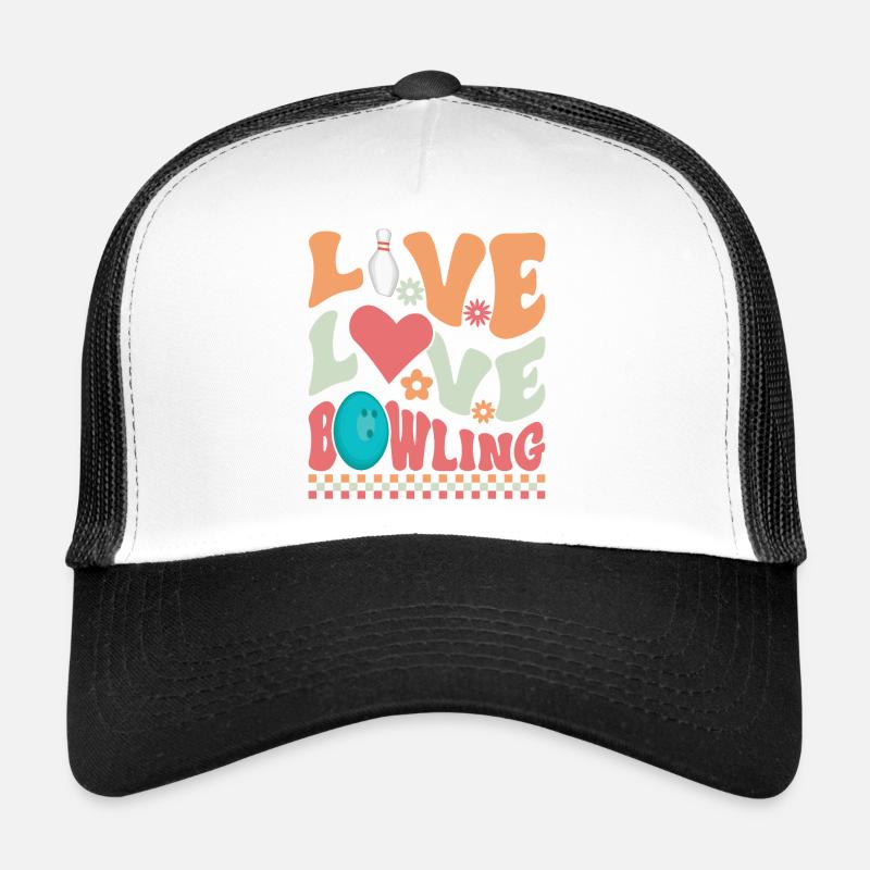Live Love Bowling Trucker Cap