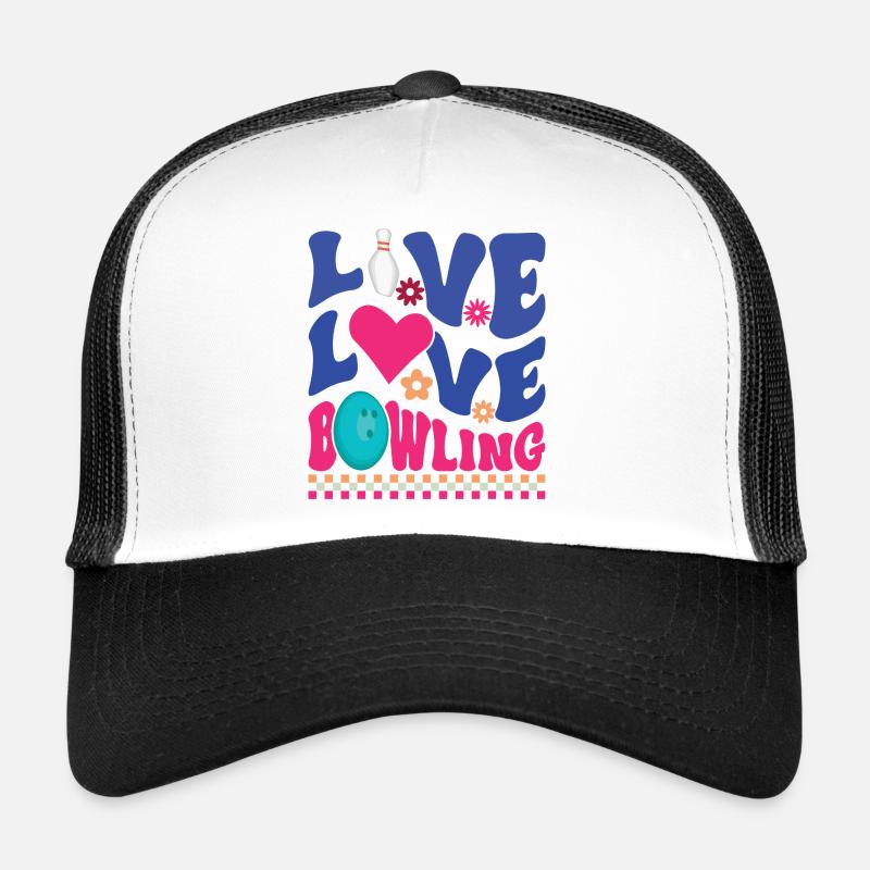 Live Love Bowling Trucker Cap