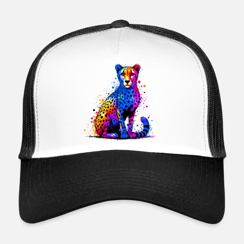 Gepard - Trucker Cap - Weiß/Schwarz
