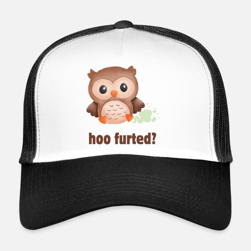 Hoo Furted Owl Jeu de mots Casquette trucker 