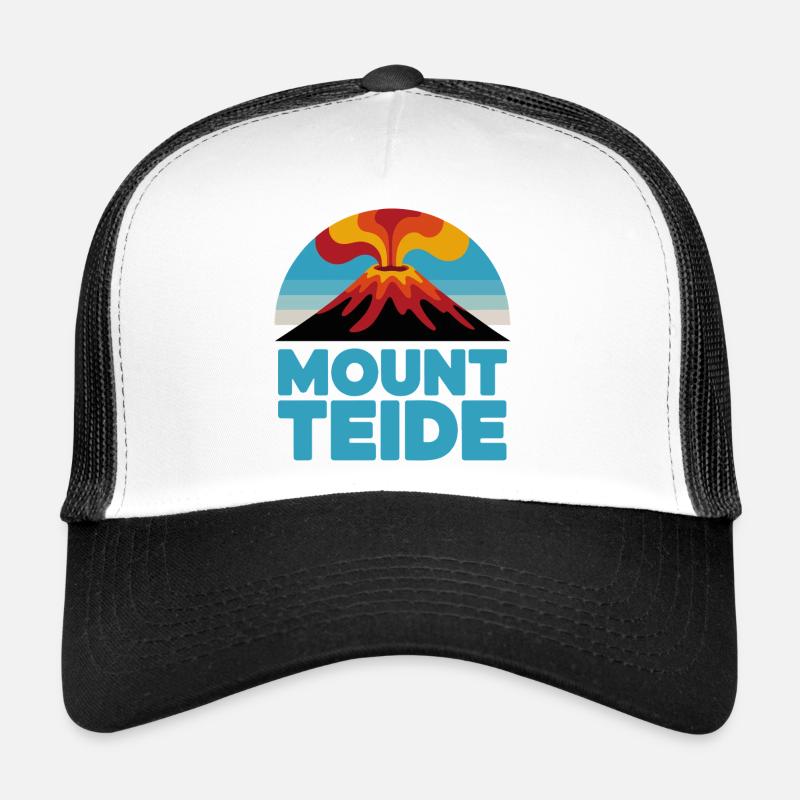 Mont Teide Cyclisme Volcano Art Casquette trucker 