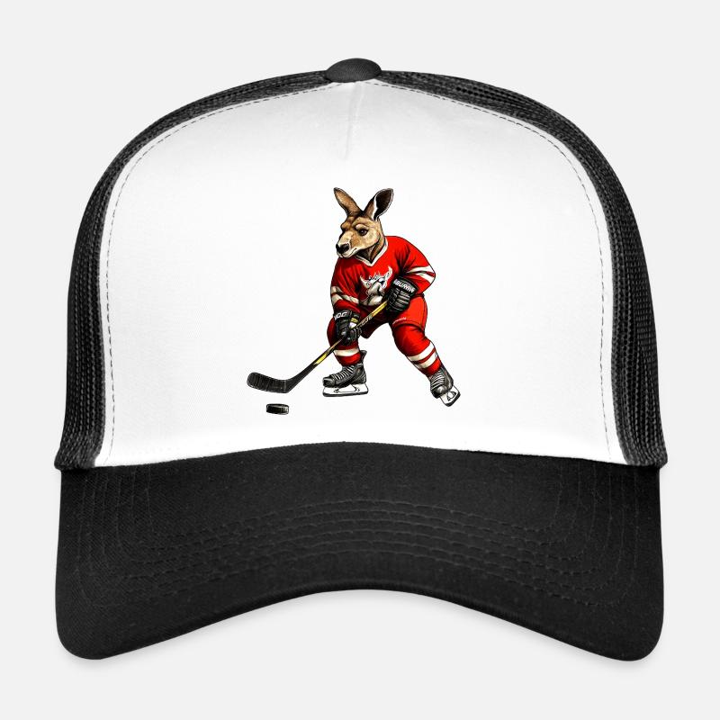 Kangourous de hockey sur glace Casquette trucker 