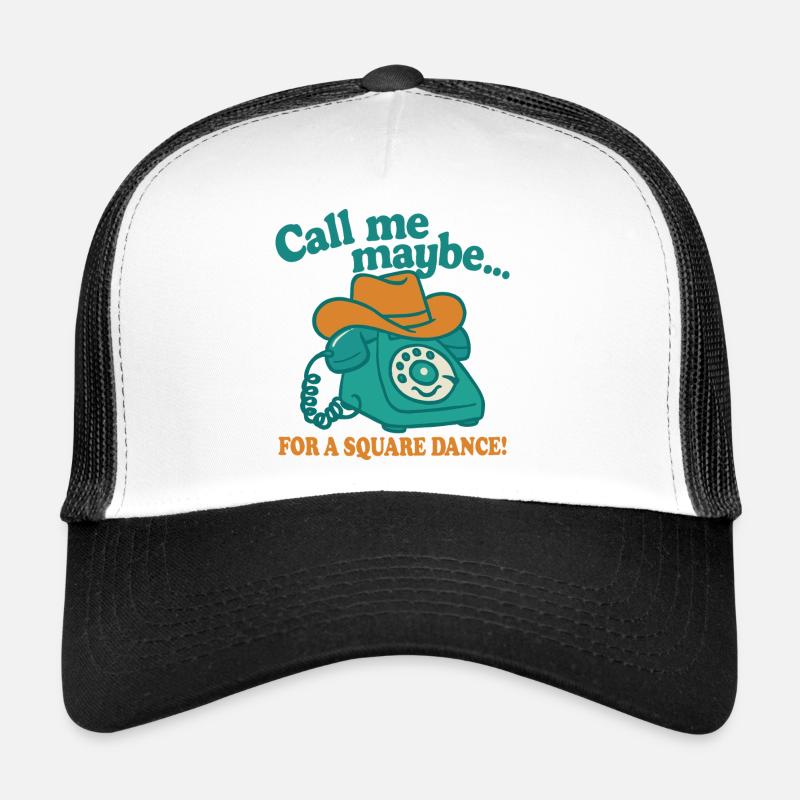 Appelez-moi pour une danse carrée Casquette trucker 