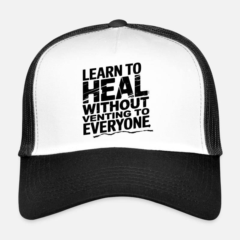 Inspirational Learning Quote, Success  Trucker Cap