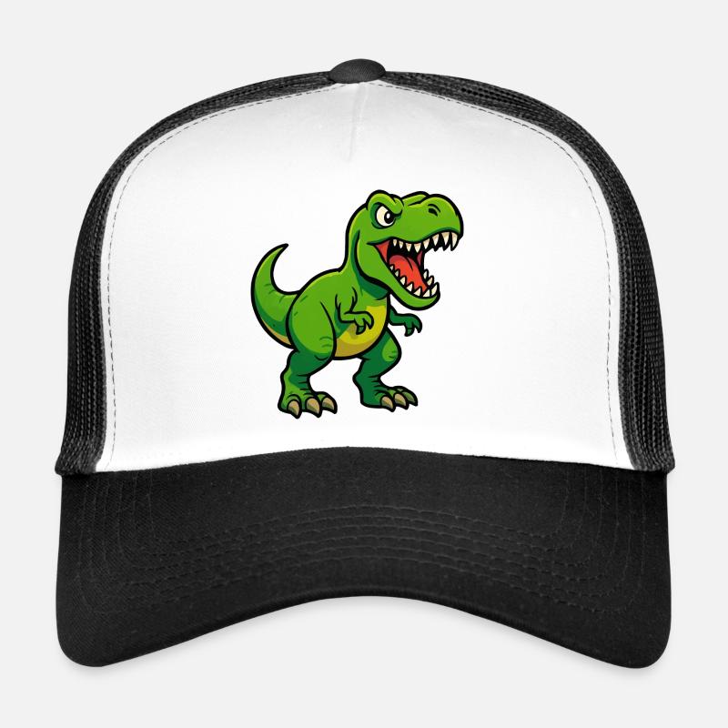 Jungle Dino Cartoon Design Trucker Cap