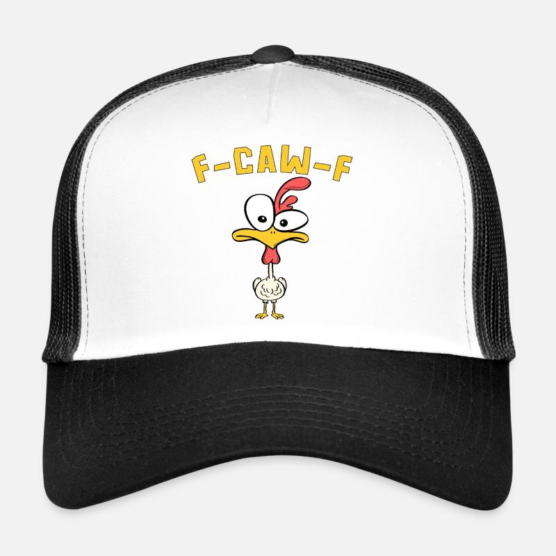 F-Caw-F Poulet Drôle Bielefeld Meme Casquette trucker 
