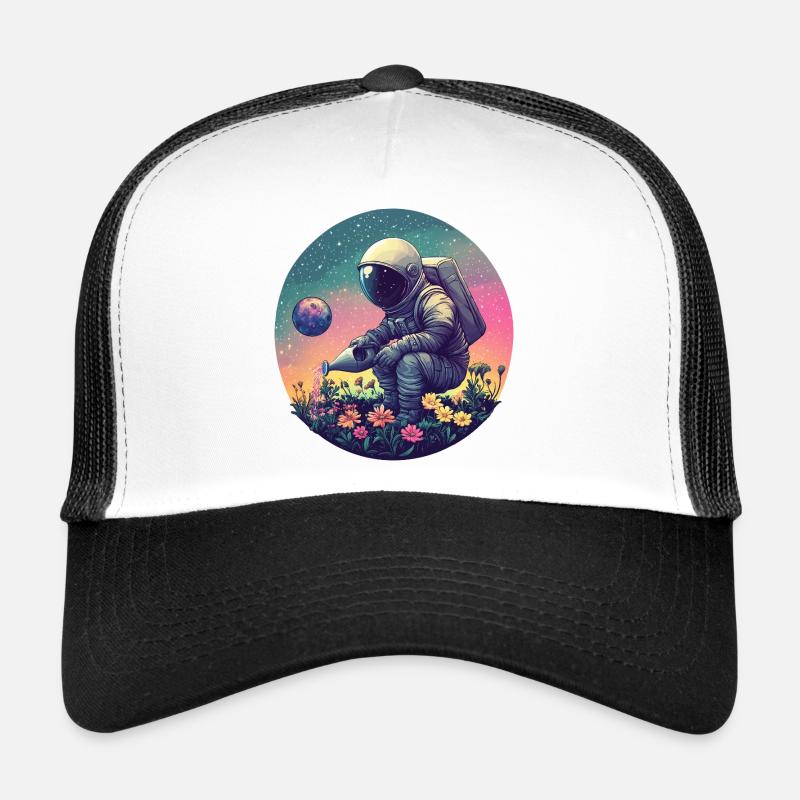 Astronaute de Space Blossoms Casquette trucker 