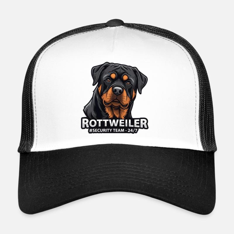 Motif de l’équipe de sécurité Rottweiler pour les fans de chiens Casquette trucker 
