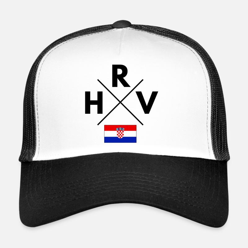 Kroatische Flagge Trucker Cap