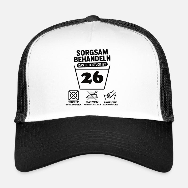 26e anniversaire – Traitez avec soin Casquette trucker 