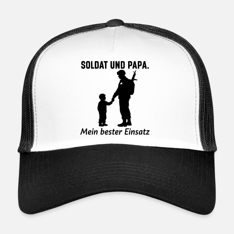 Soldat et papa Casquette trucker 